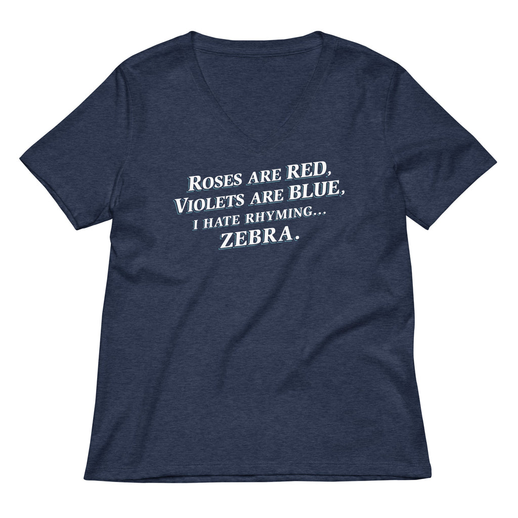I Hate Rhyming Women's V-Neck Tee
