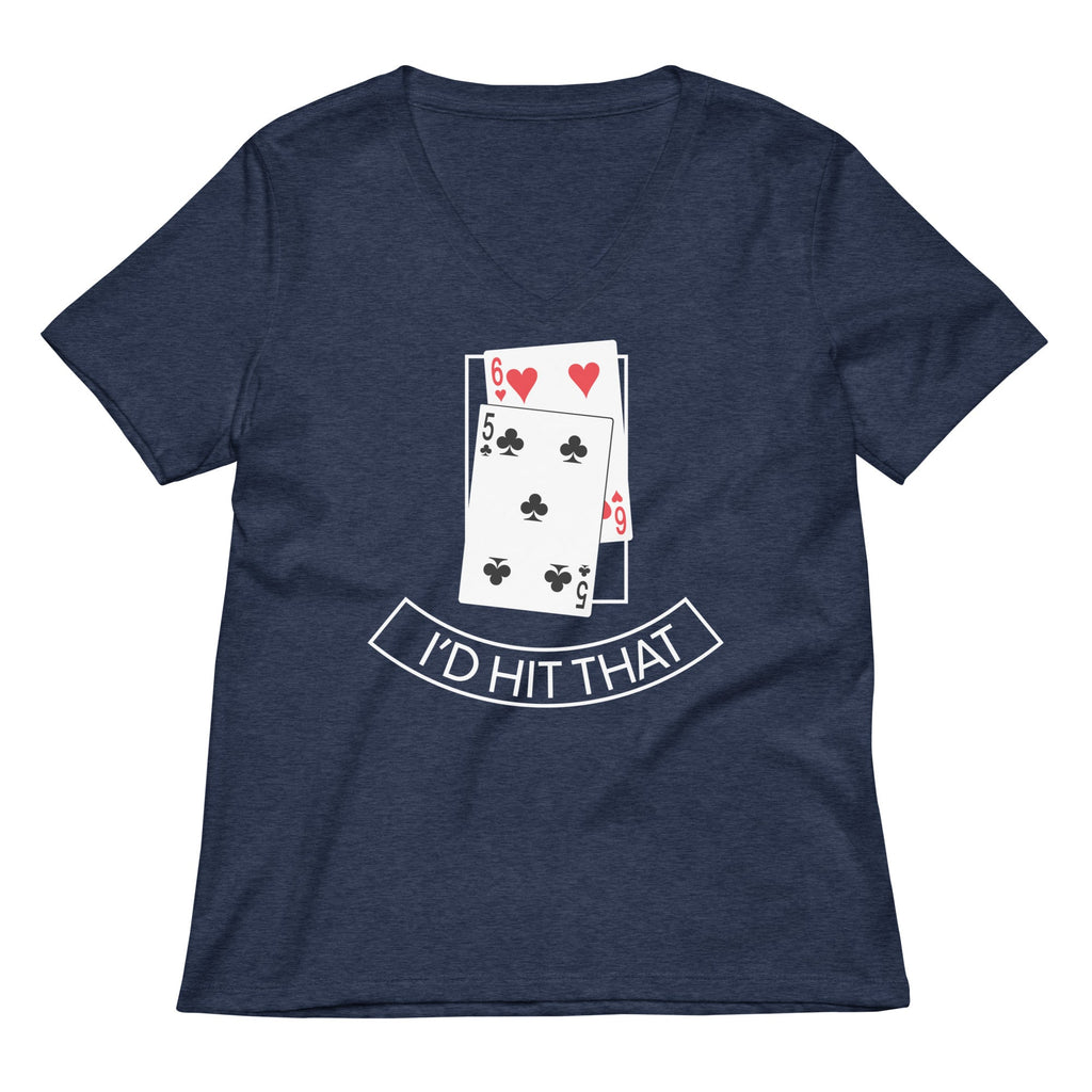 I'd Hit That Women's V-Neck Tee