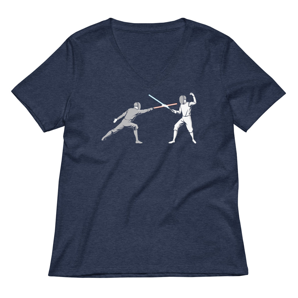 Light Fencing Women's V-Neck Tee