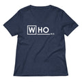 Who MD Women's V-Neck Tee