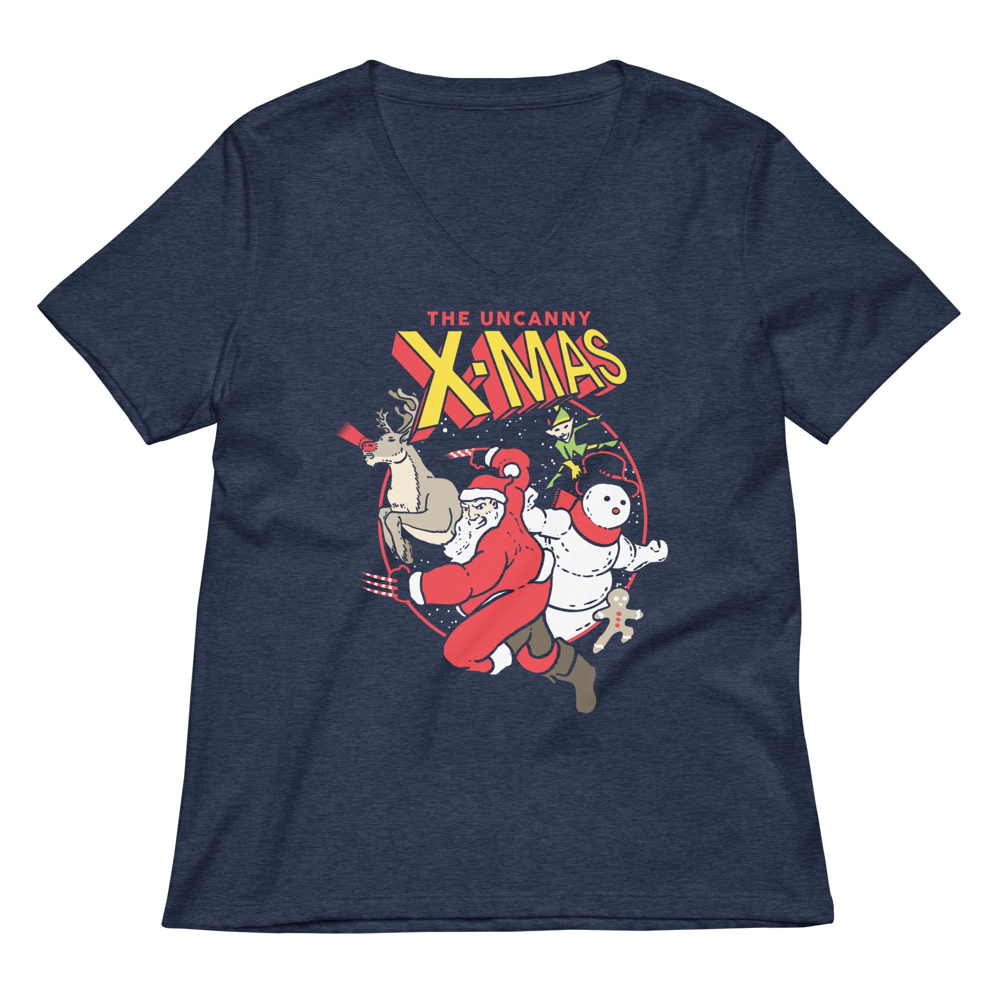 The Uncanny X-Mas Women's V-Neck Tee