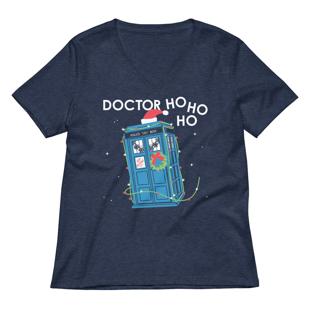 Doctor Ho Ho Ho Women's V-Neck Tee