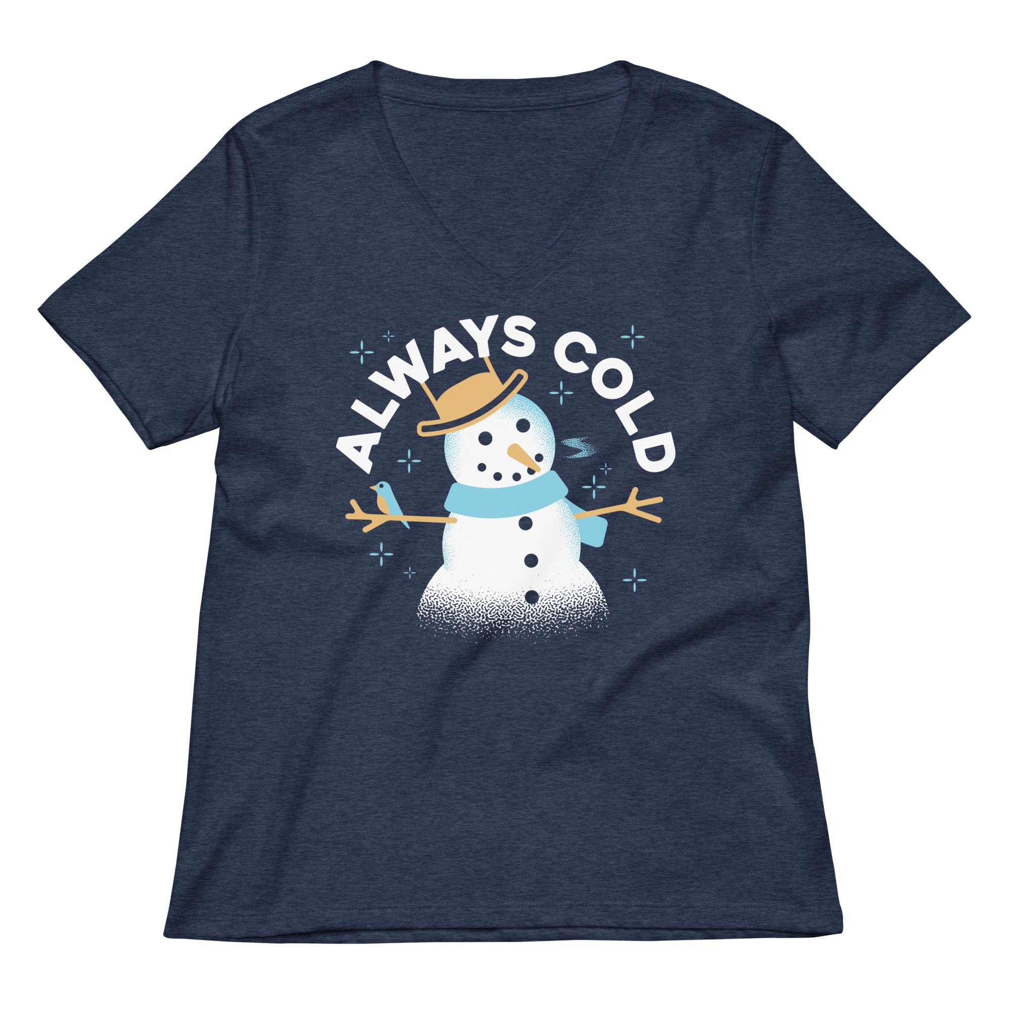 Always Cold Women's V-Neck Tee