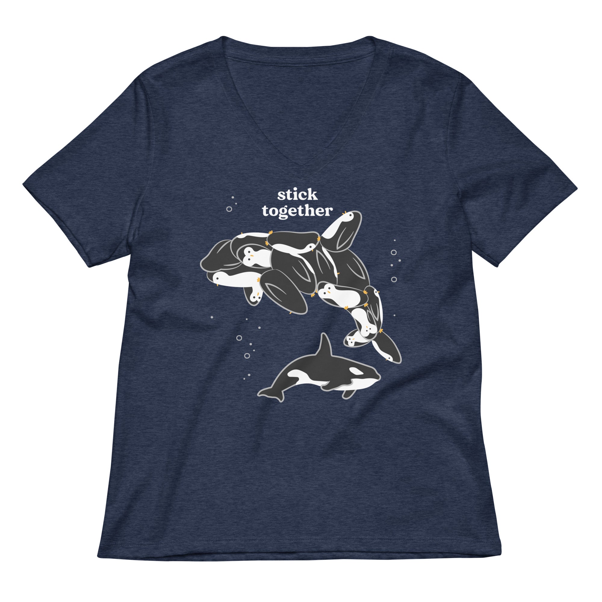 Stick Together Women's V-Neck Tee