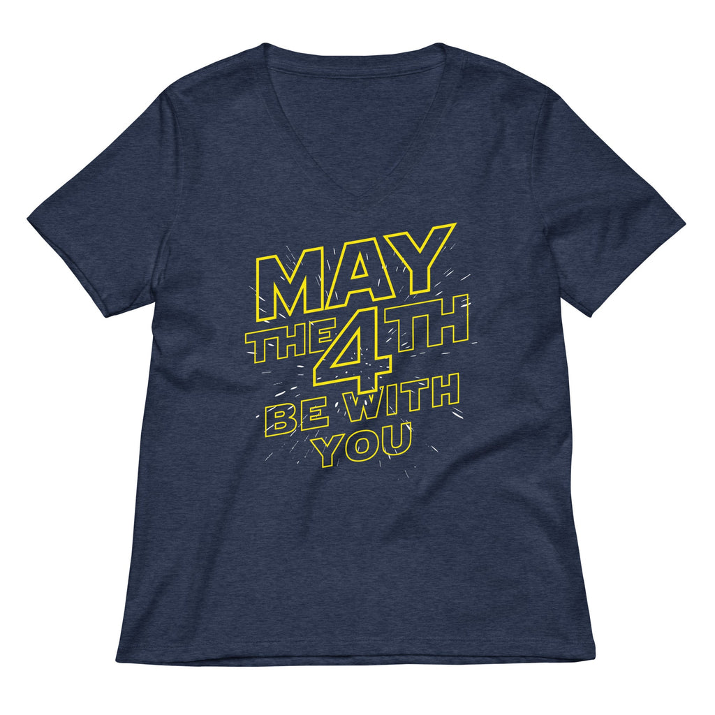 May The 4th Be With You Women's V-Neck Tee