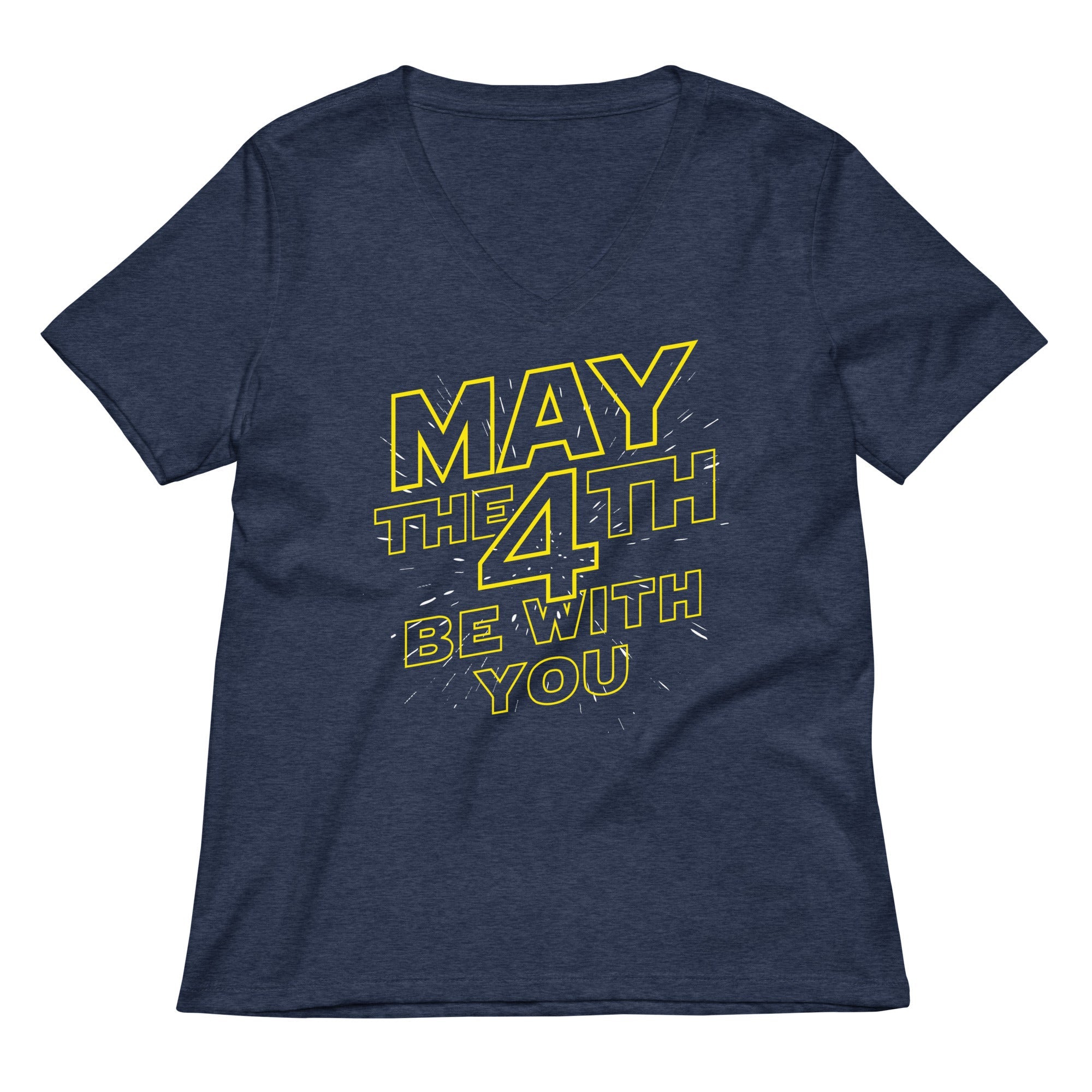 May The 4th Be With You Women's V-Neck Tee