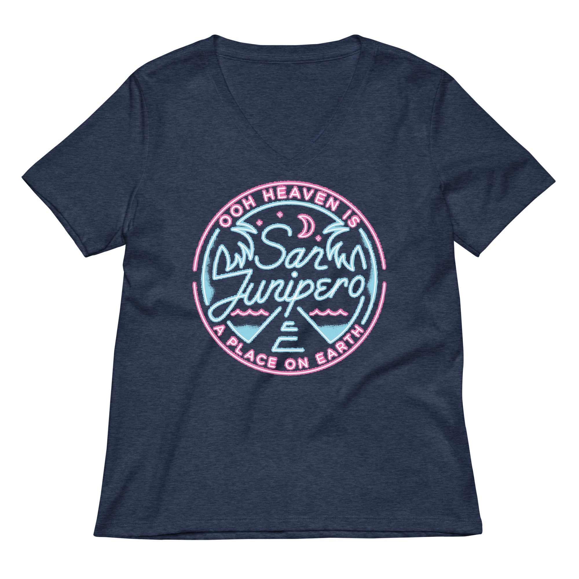 San Junipero Women's V-Neck Tee