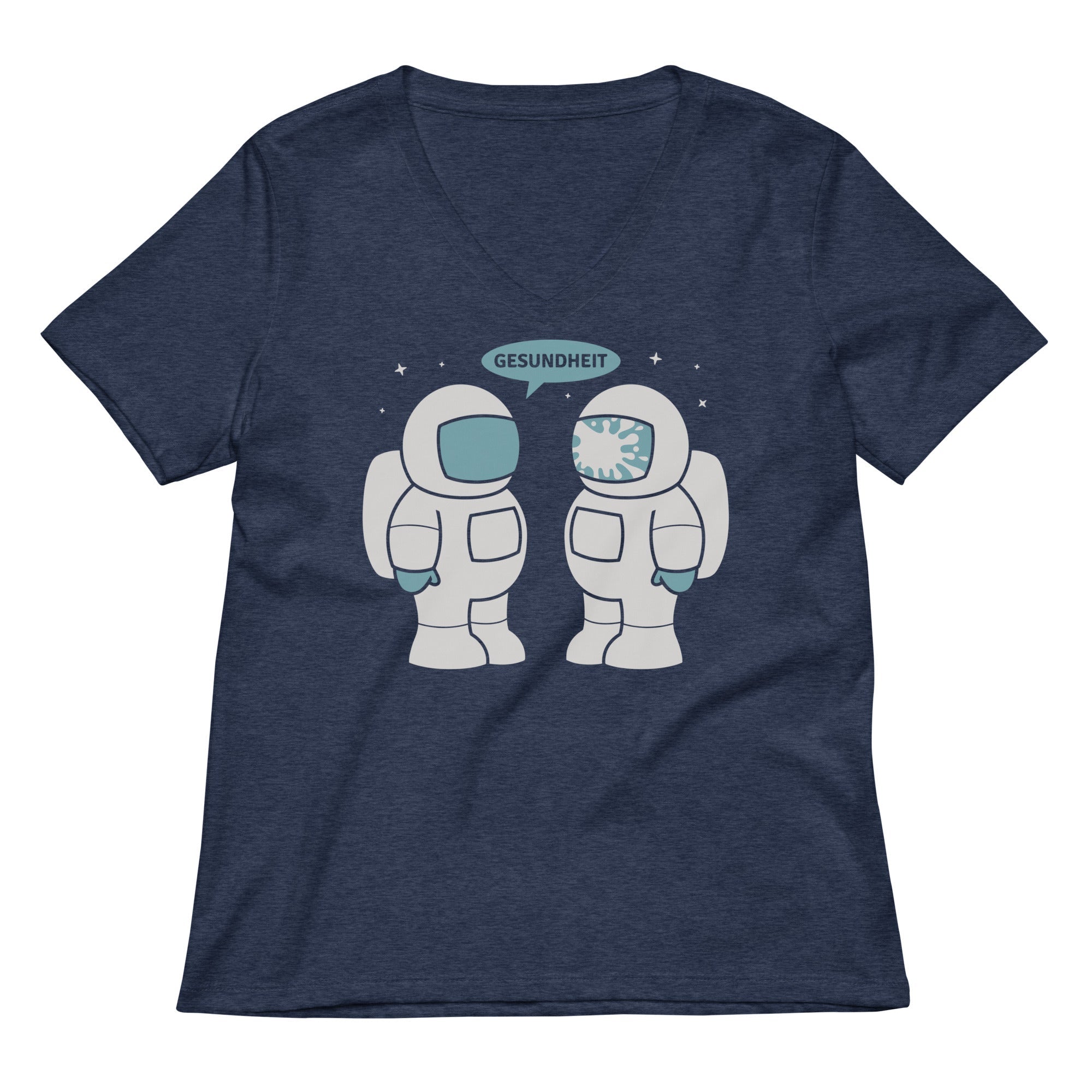 Space Sneeze Women's V-Neck Tee