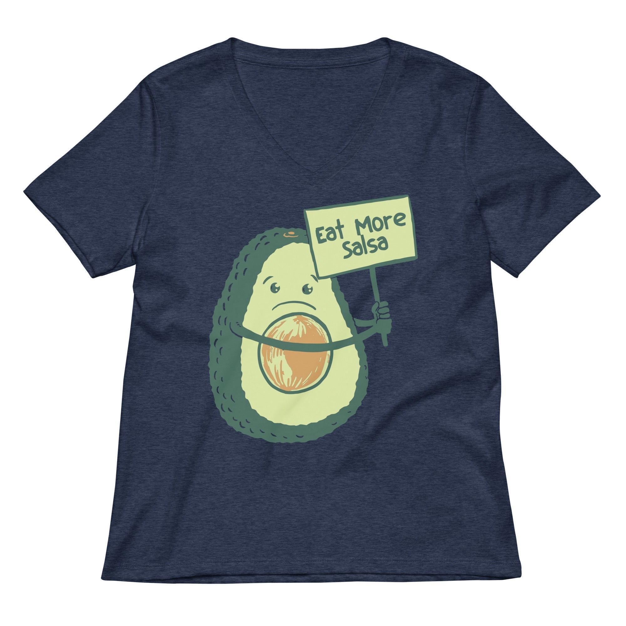 Eat More Salsa Women's V-Neck Tee