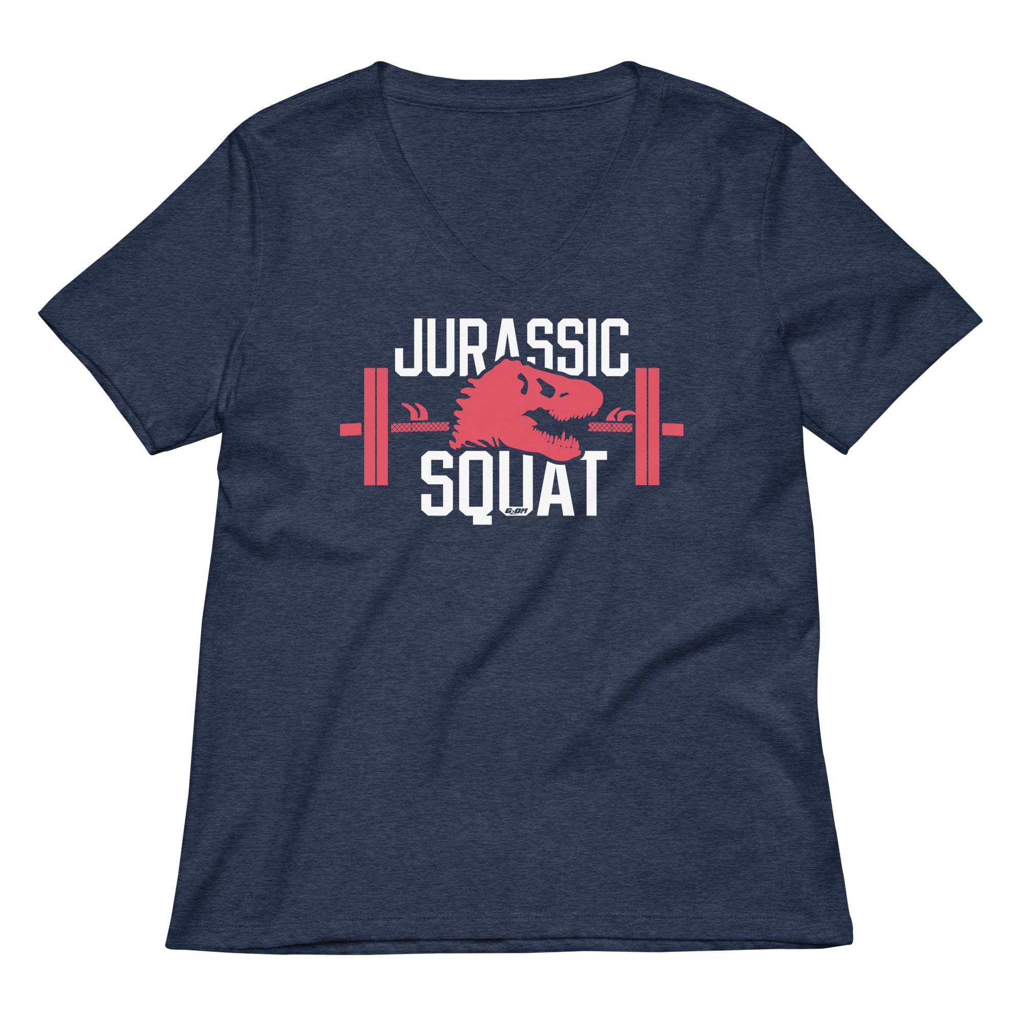 Jurassic Squat Women's V-Neck Tee