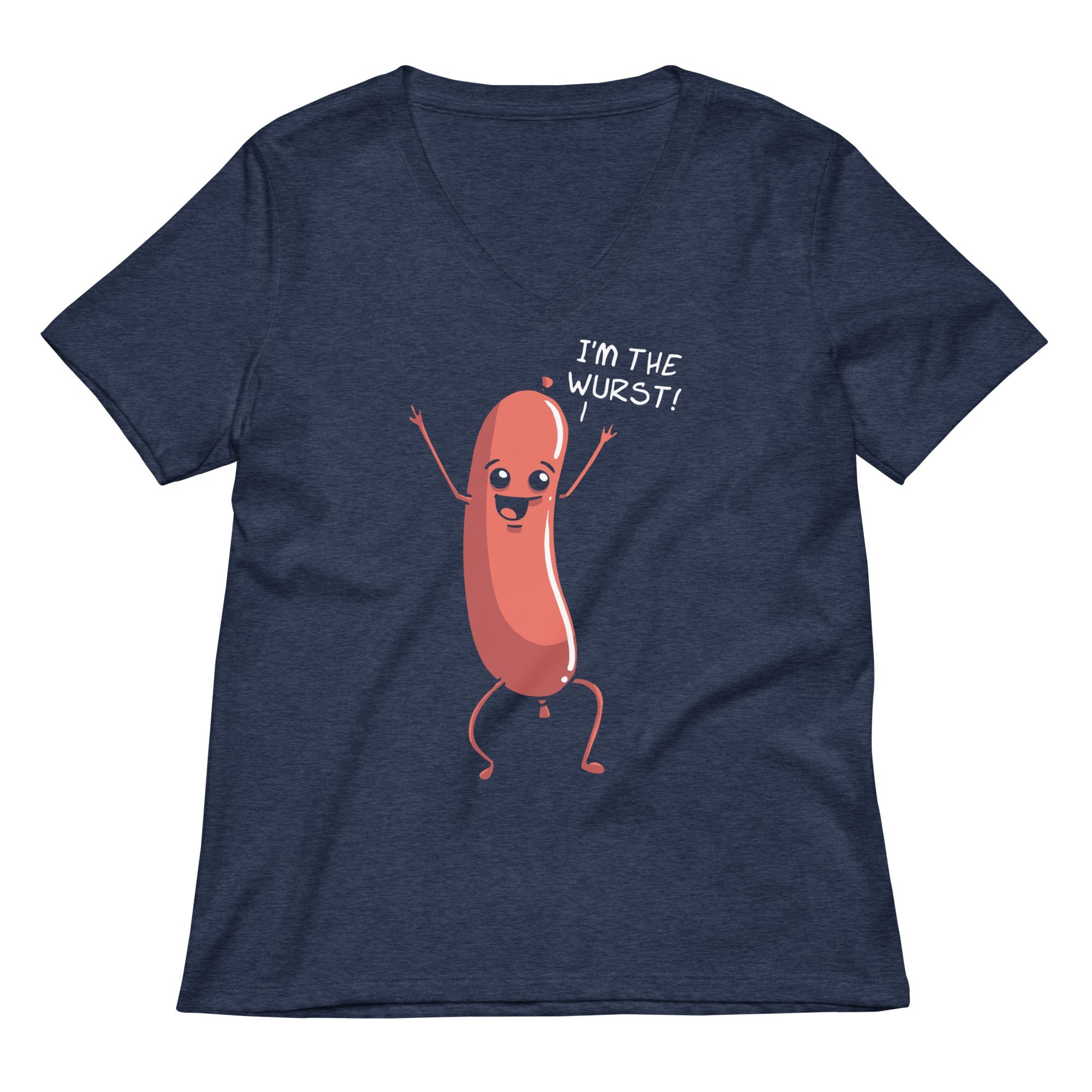 I'm The Wurst Women's V-Neck Tee