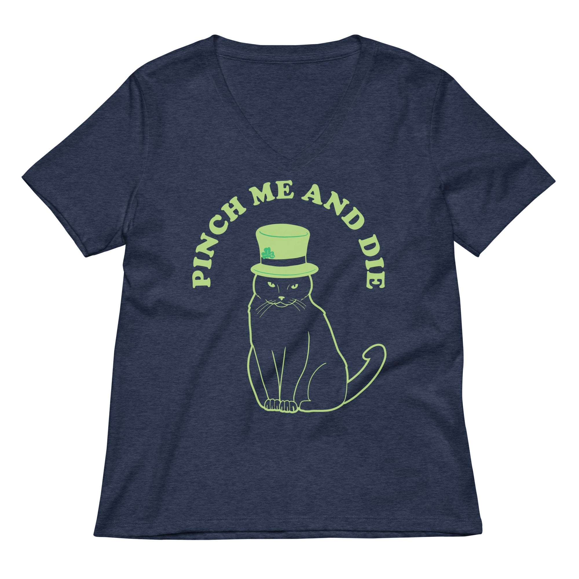 Pinch Me And Die Women's V-Neck Tee
