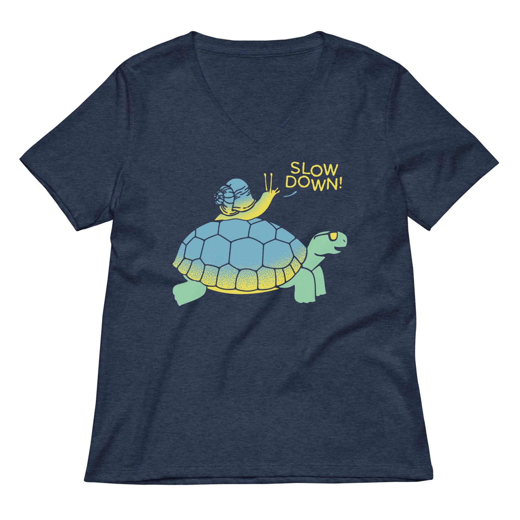 Slow Down! Women's V-Neck Tee