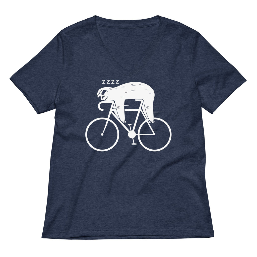 Slow Rider Women's V-Neck Tee