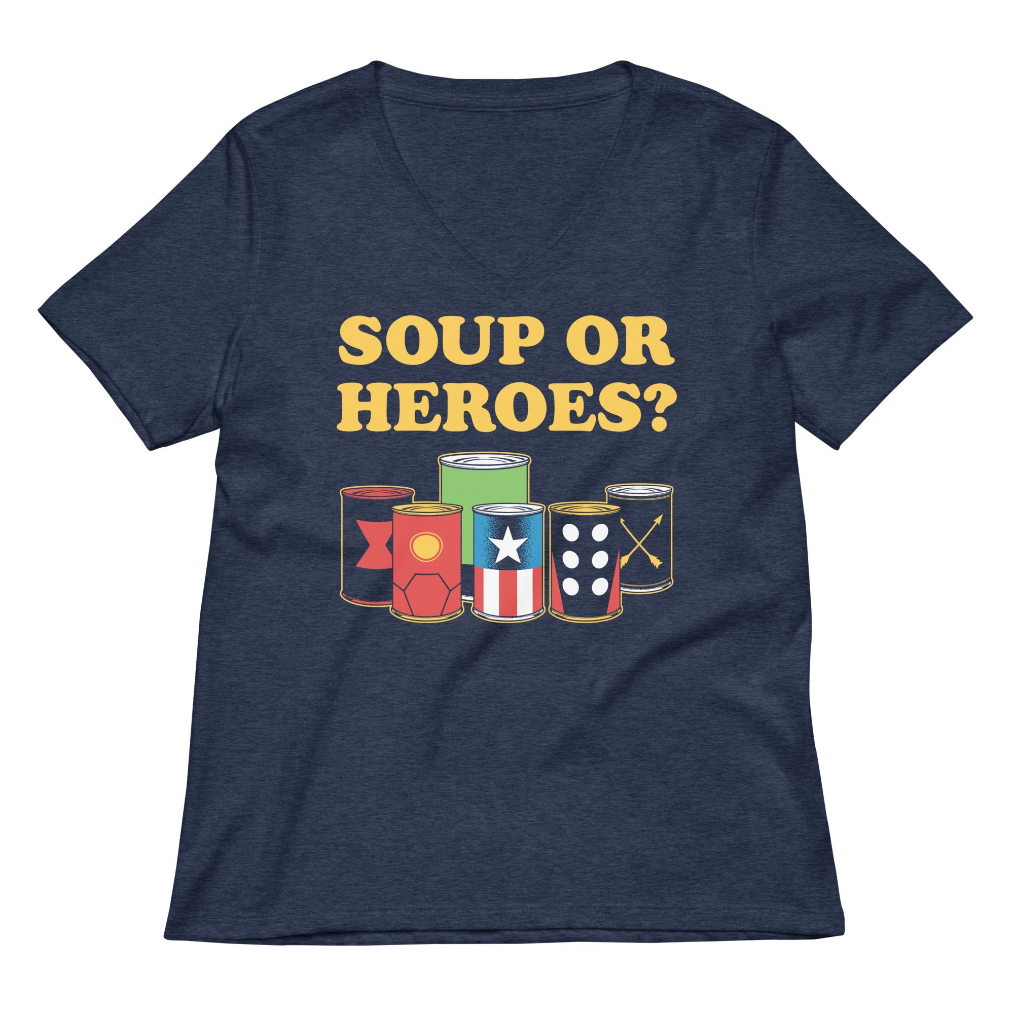 Soup Or Hero? Women's V-Neck Tee