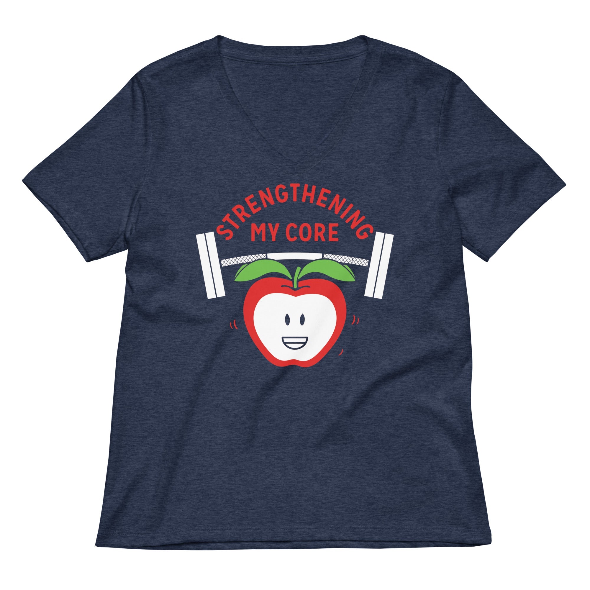 Strengthening My Core Women's V-Neck Tee