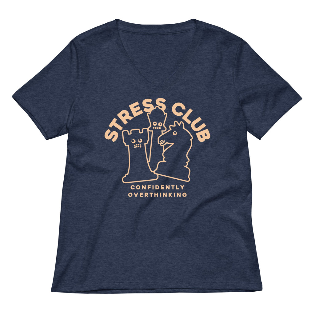 Stress Club Women's V-Neck Tee