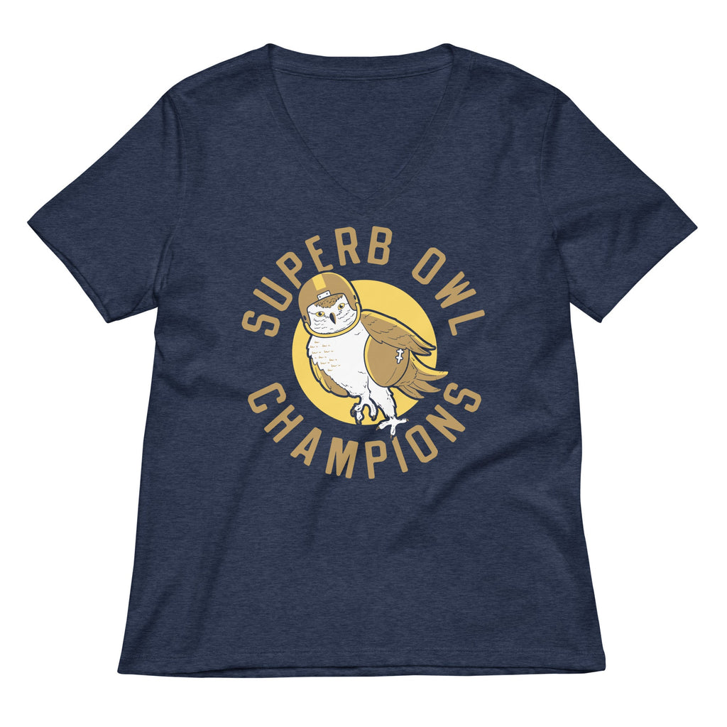 Superb Owl Women's V-Neck Tee