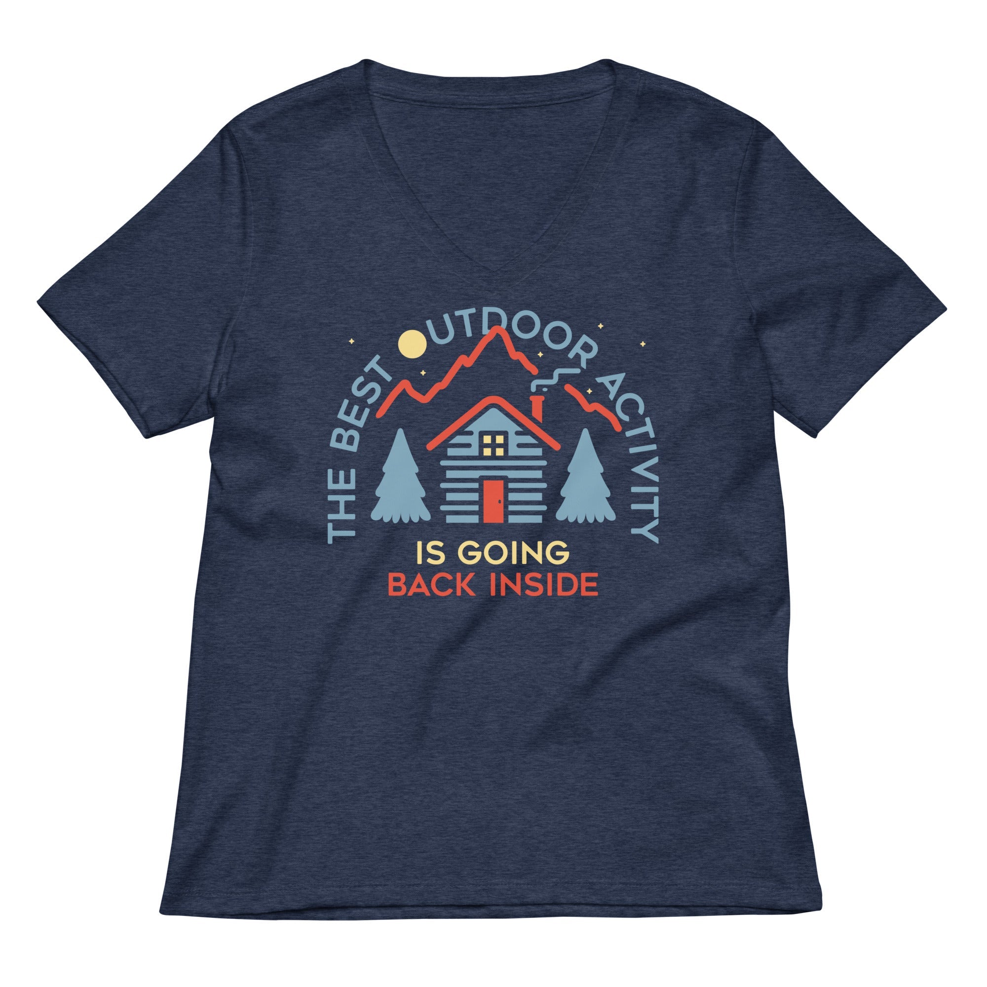The Best Outdoor Activity Women's V-Neck Tee