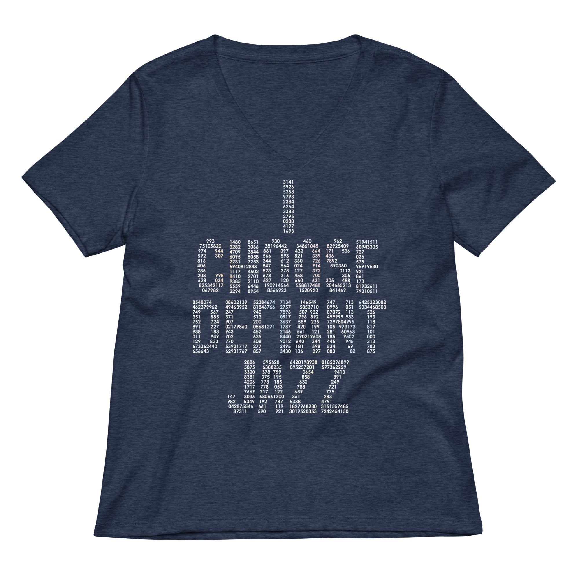 I Choose Defiant Jazz Women's V-Neck Tee