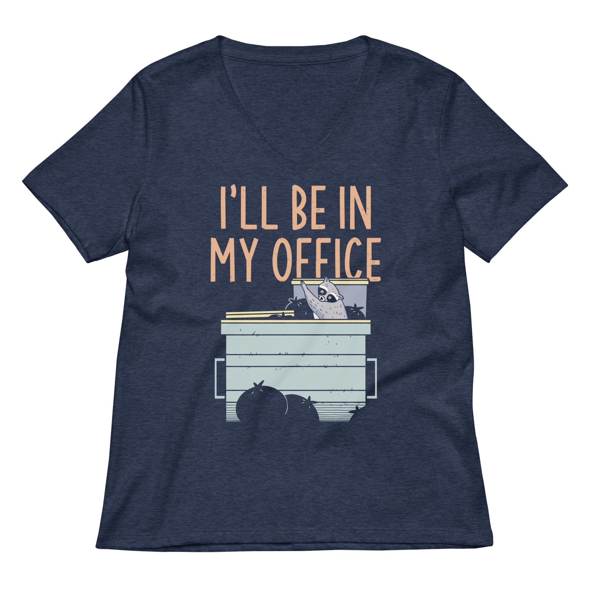 I'll Be In My Office Women's V-Neck Tee