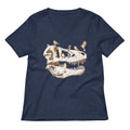 Bird Bones Women's V-Neck Tee