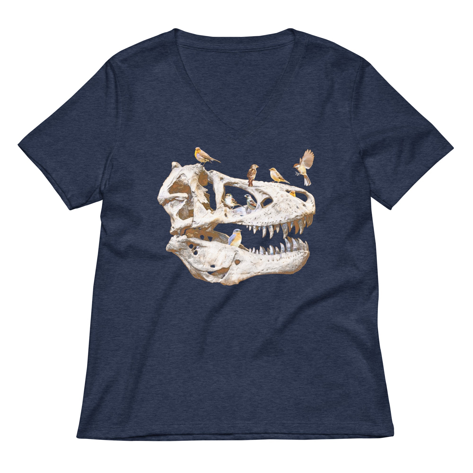 Bird Bones Women's V-Neck Tee