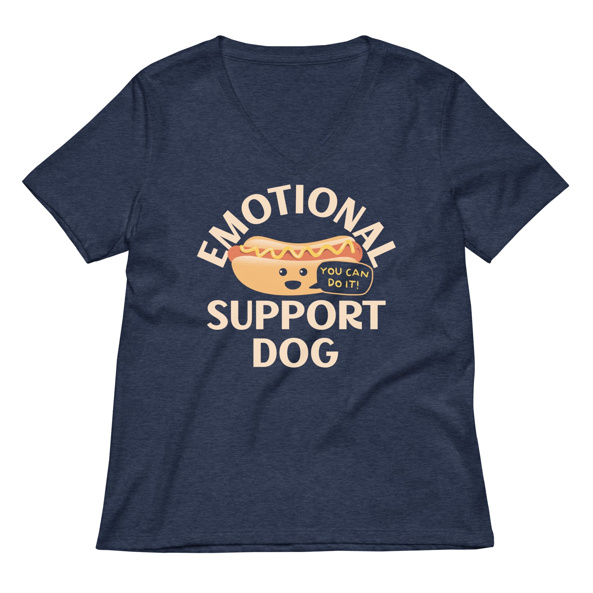 Emotional Support Dog Women's V-Neck Tee