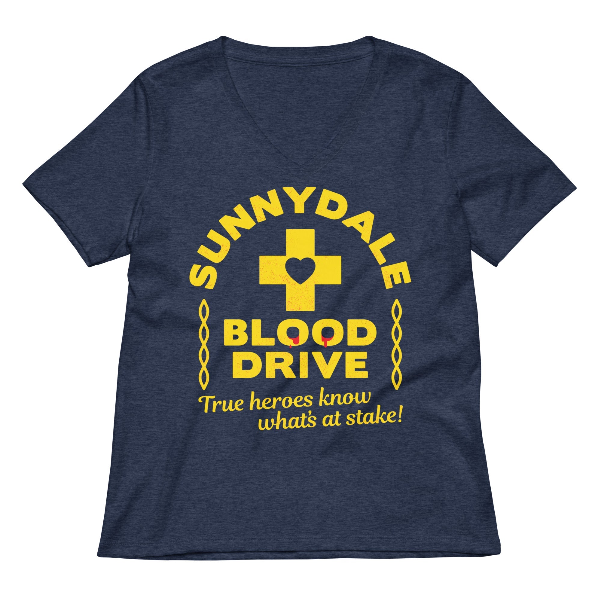 Sunnydale Blood Drive Women's V-Neck Tee