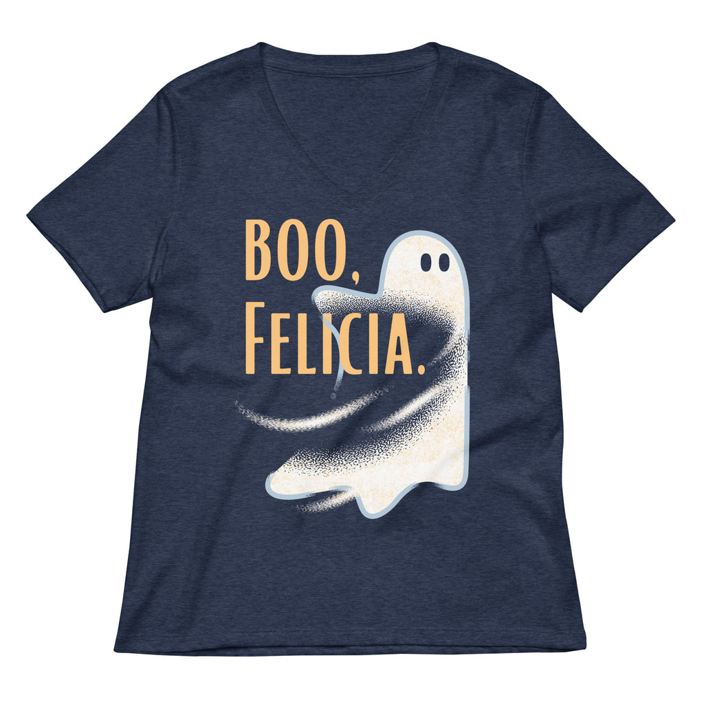 Boo Felicia Women's V-Neck Tee