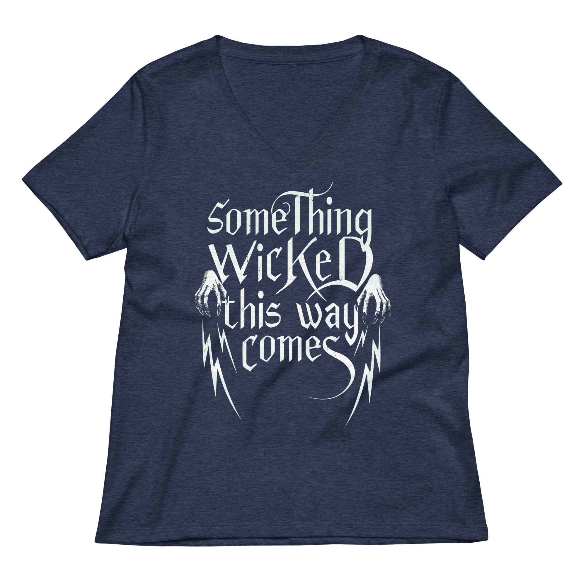 Something Wicked This Way Comes Women's V-Neck Tee