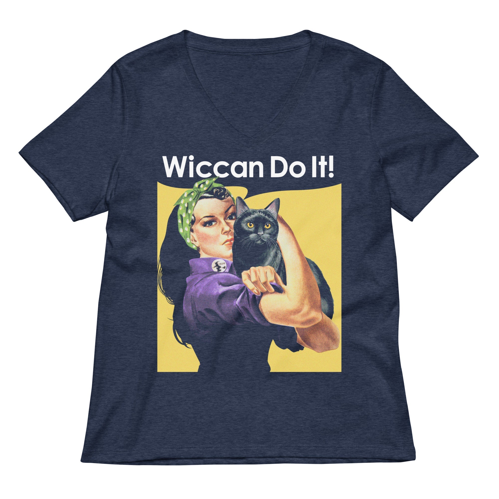 Wiccan Do It Women's V-Neck Tee