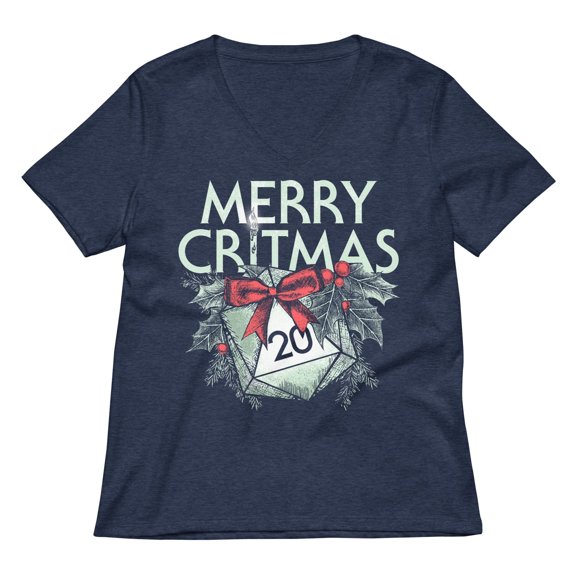 Merry Critmas Women's V-Neck Tee