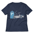 Time Collision Women's V-Neck Tee