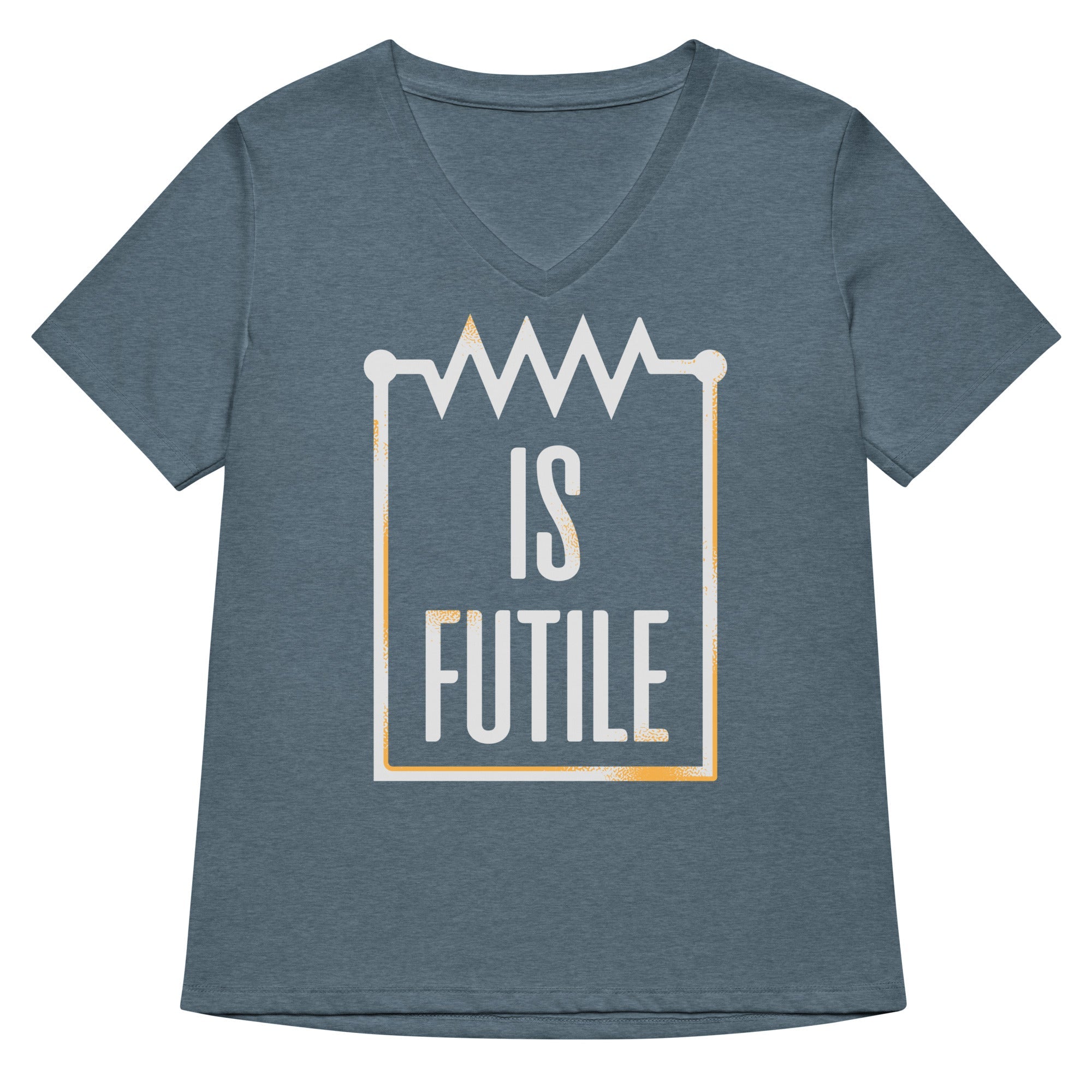 Resistor Is Futile Women's V-Neck Tee
