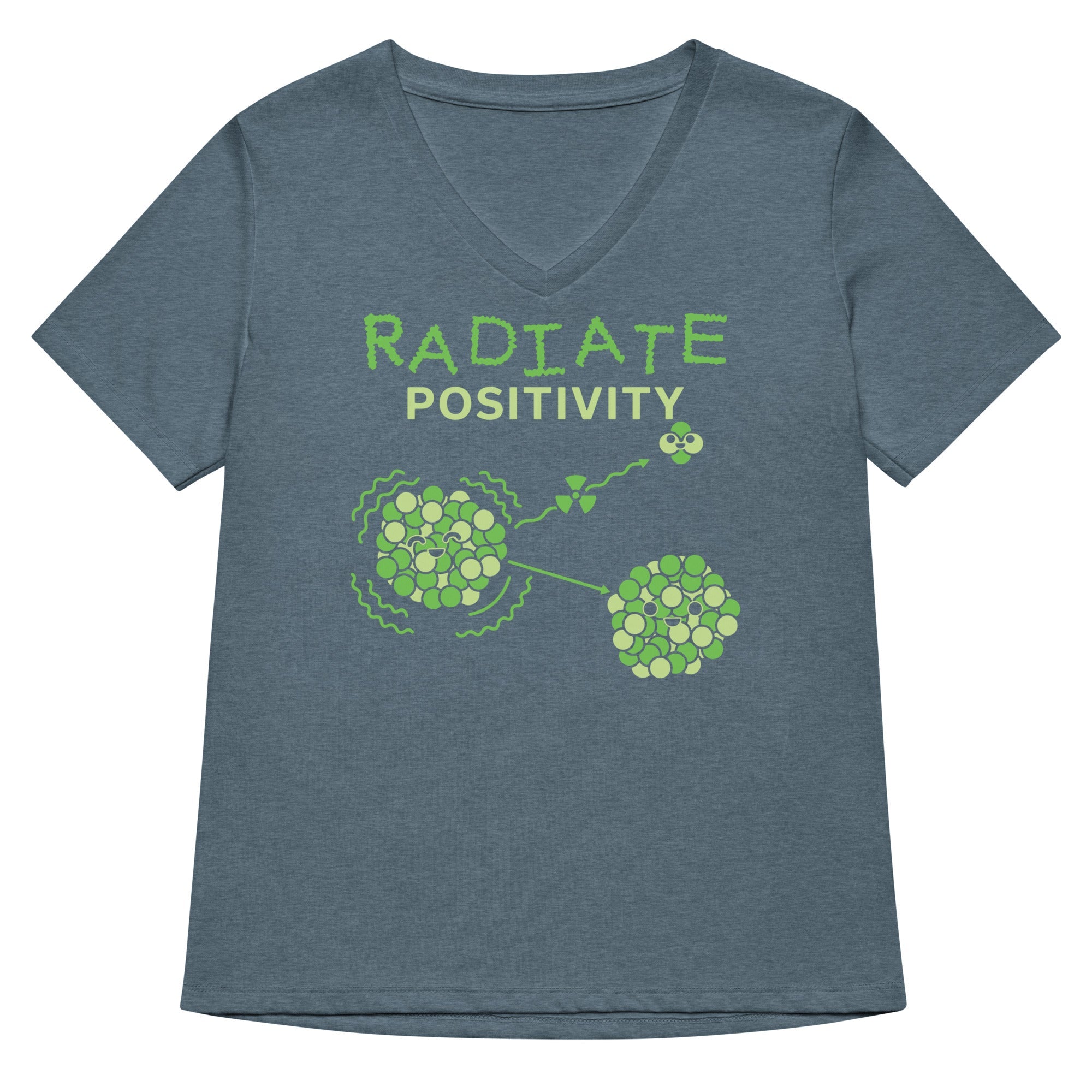 Radiate Positivity Women's V-Neck Tee