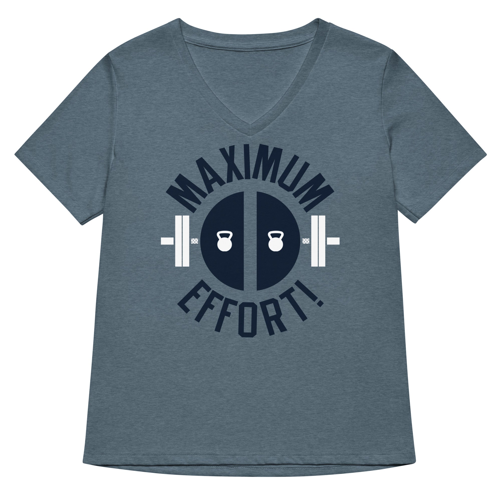 Maximum Effort! Women's V-Neck Tee