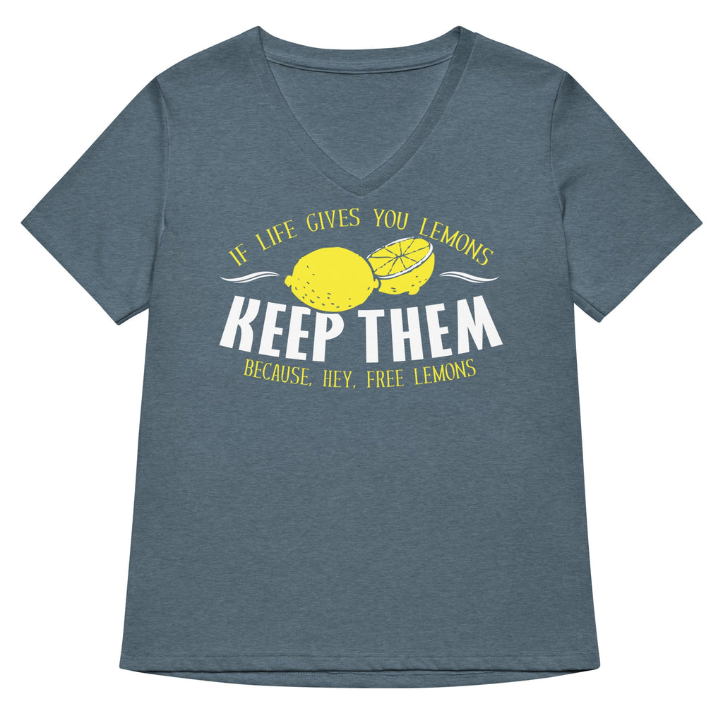 If Life Gives You Lemons Women's V-Neck Tee