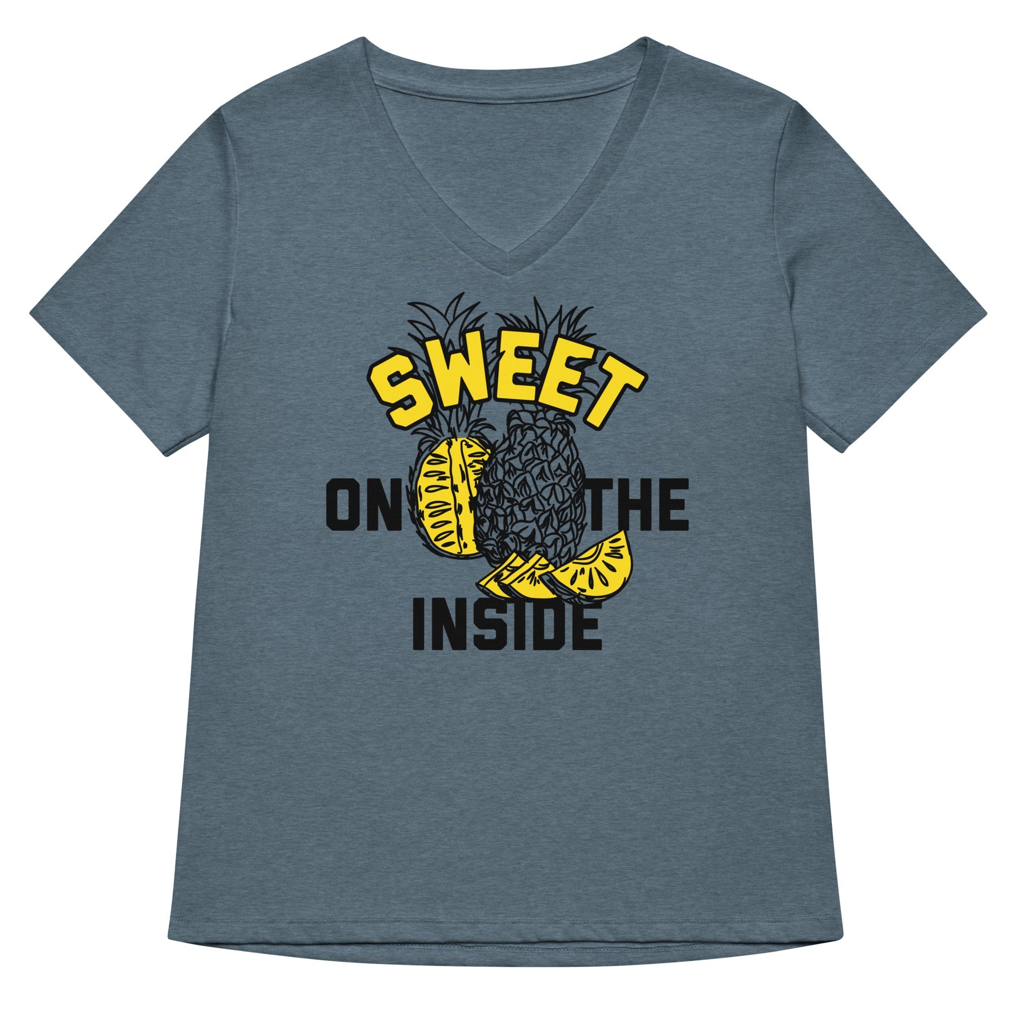 Sweet On The Inside Women's V-Neck Tee