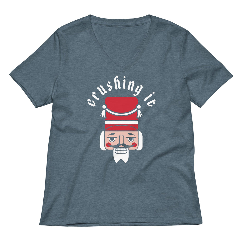 Crushing It Women's V-Neck Tee