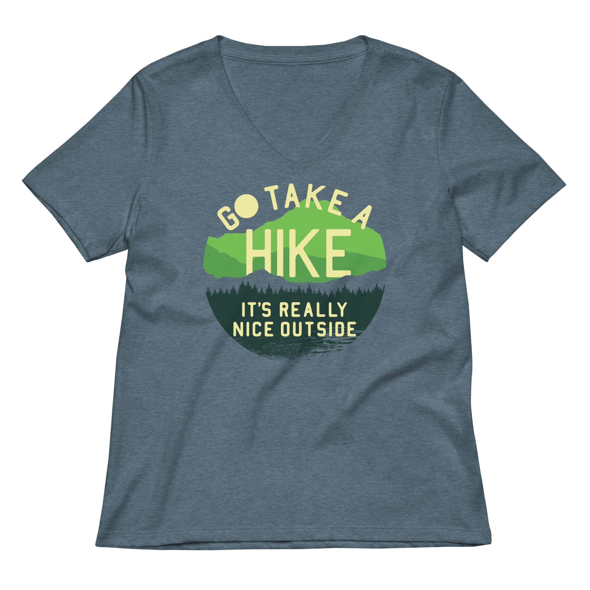 Go Take A Hike Women's V-Neck Tee