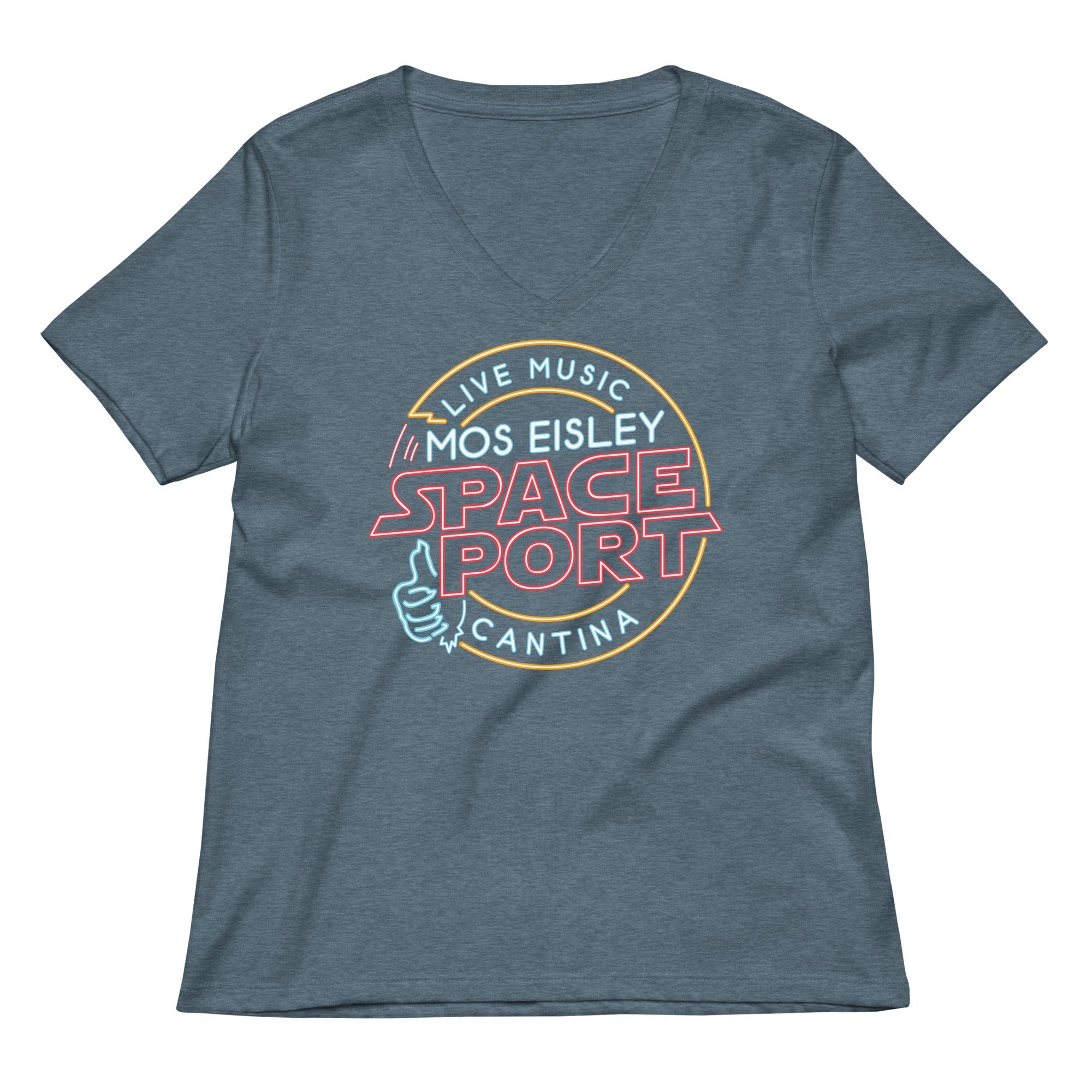 Mos Eisley Space Port Women's V-Neck Tee