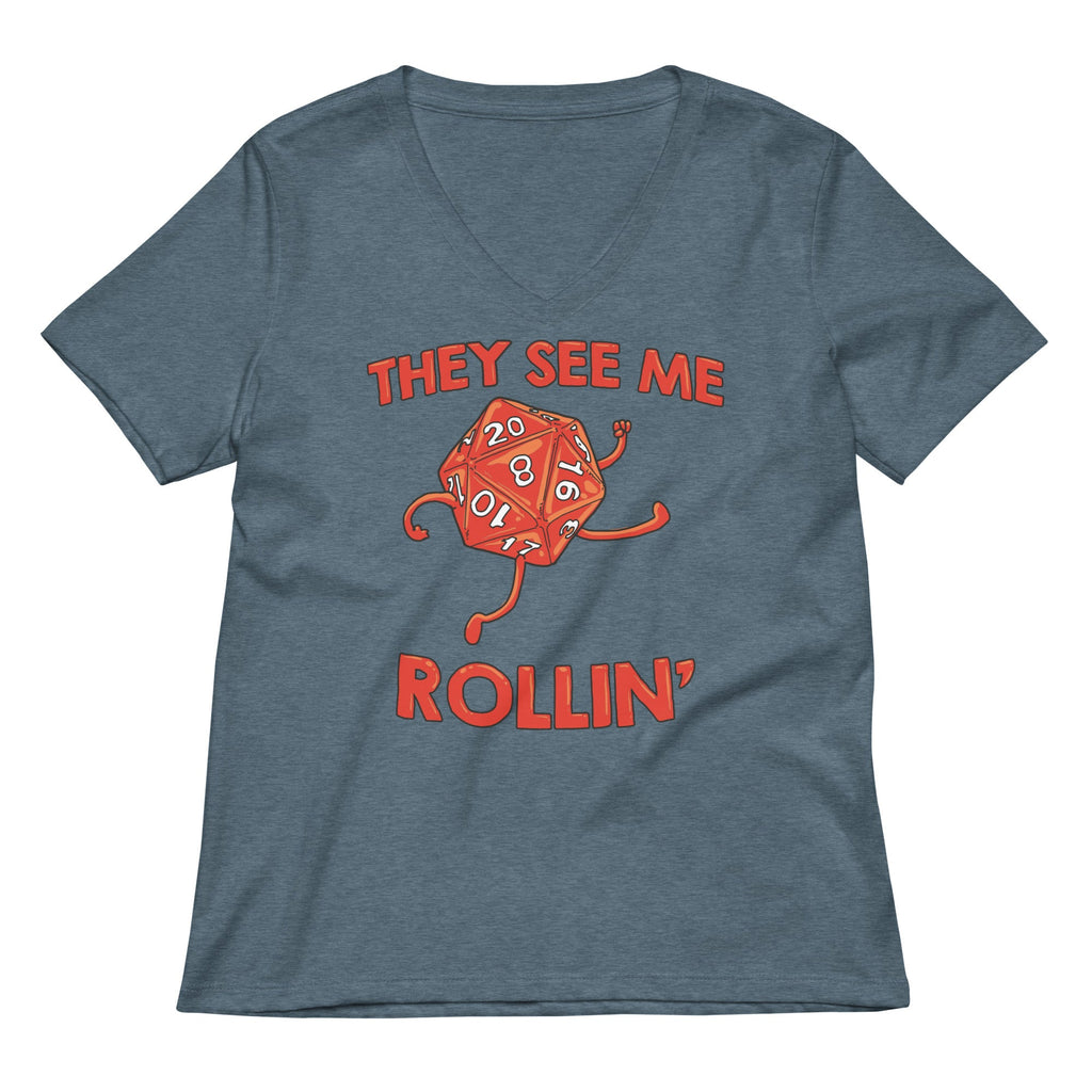 They See Me Rollin' Women's V-Neck Tee