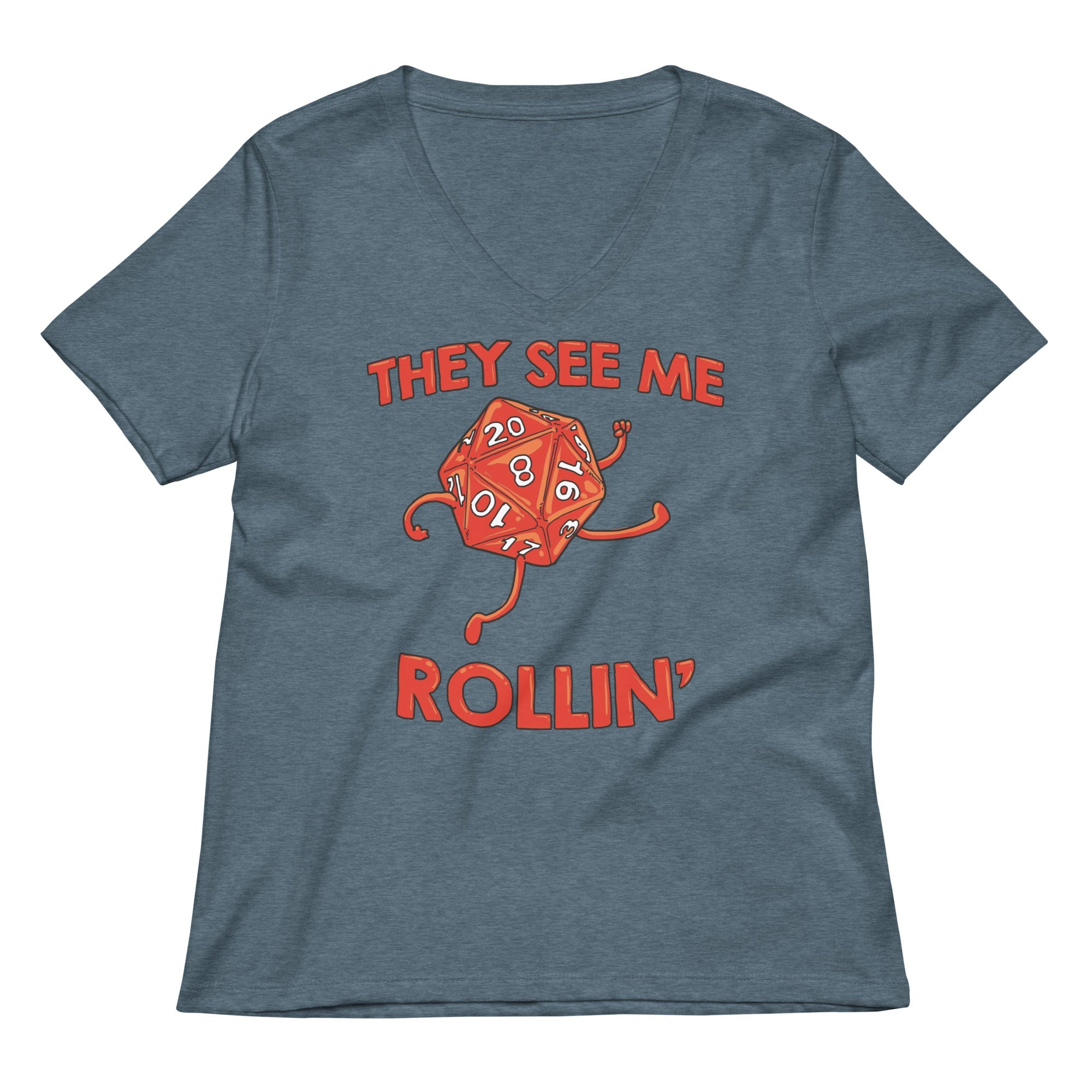 They See Me Rollin' Women's V-Neck Tee