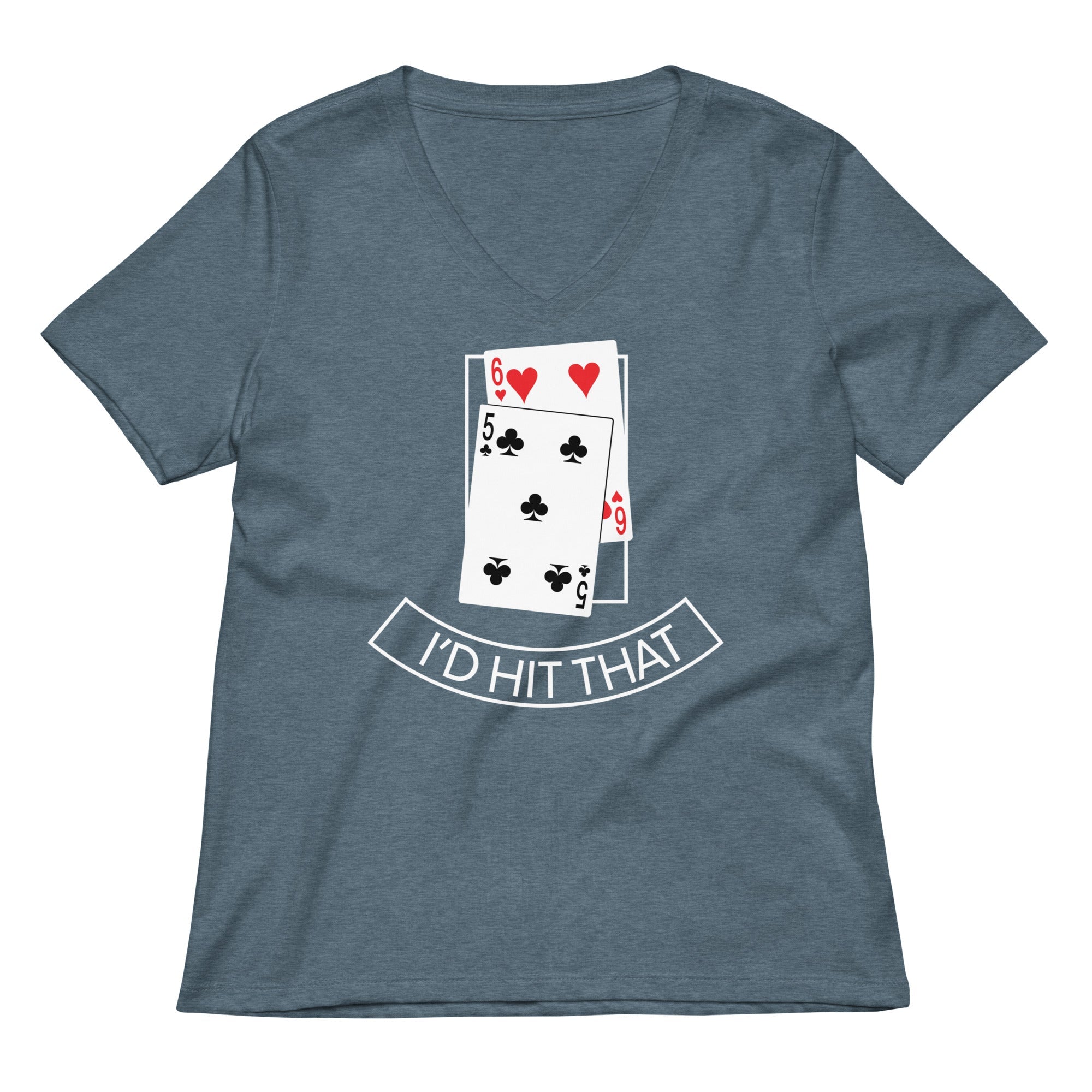 I'd Hit That Women's V-Neck Tee