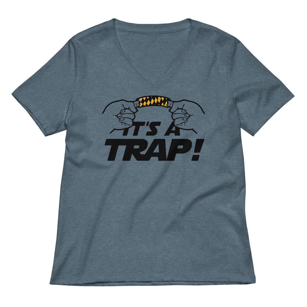 It's A Trap! Women's V-Neck Tee