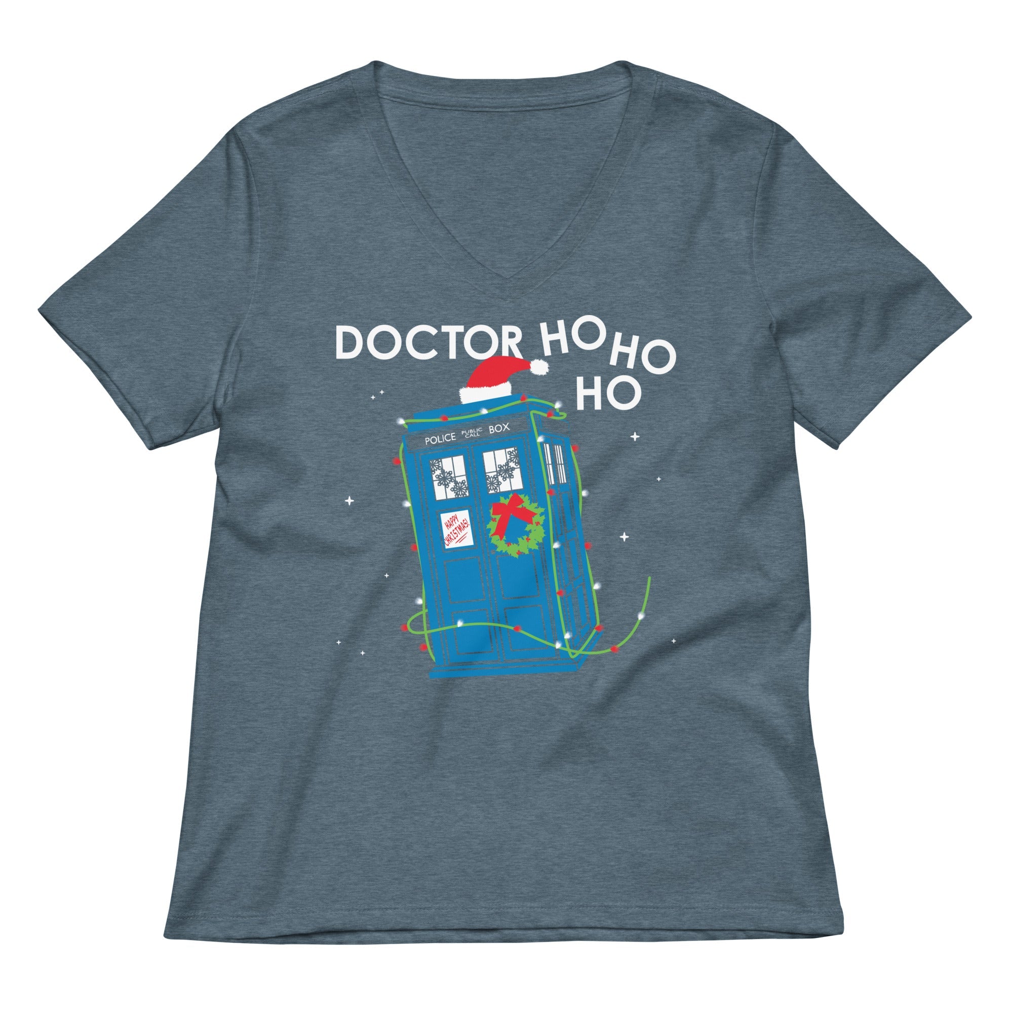 Doctor Ho Ho Ho Women's V-Neck Tee