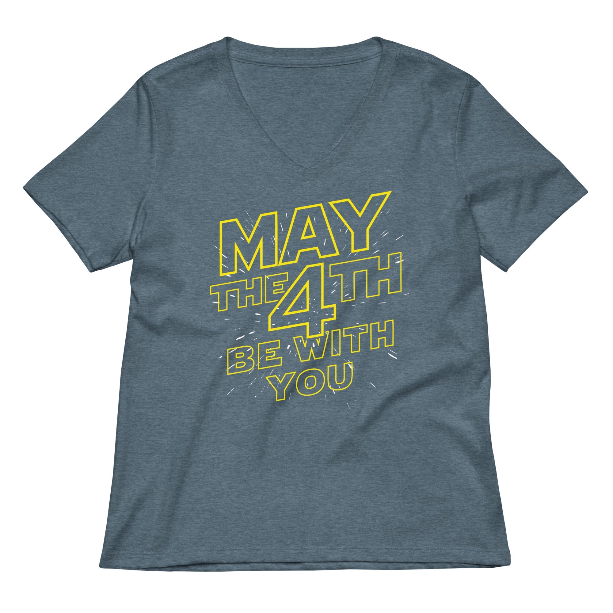 May The 4th Be With You Women's V-Neck Tee