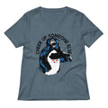 Cheer Up Someone Else Women's V-Neck Tee