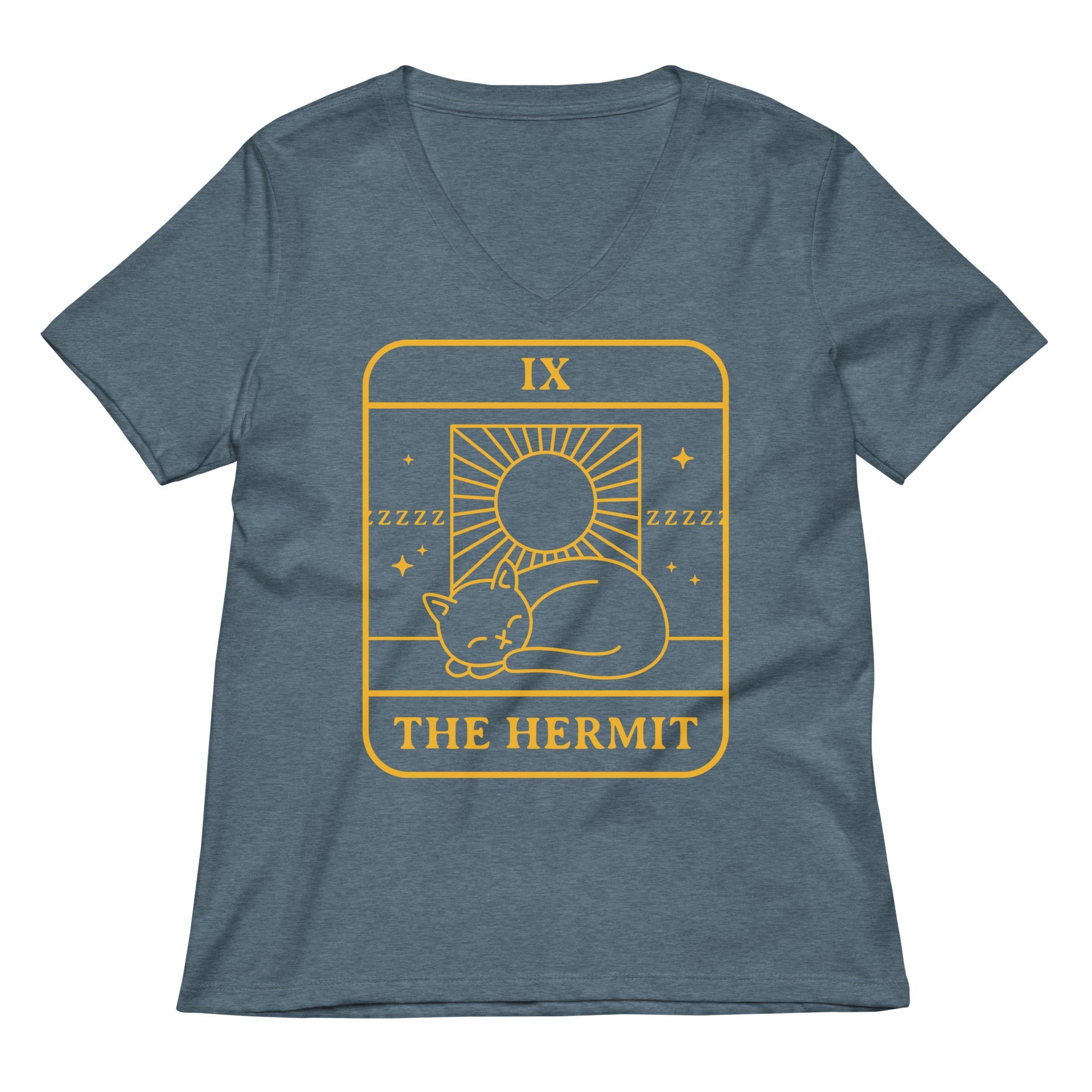 The Hermit Women's V-Neck Tee